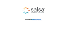 Tablet Screenshot of mddems.salsalabs.com