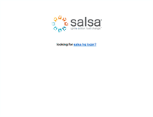 Tablet Screenshot of hq-mddems.salsalabs.com