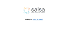 Tablet Screenshot of equalityfederation.salsalabs.com
